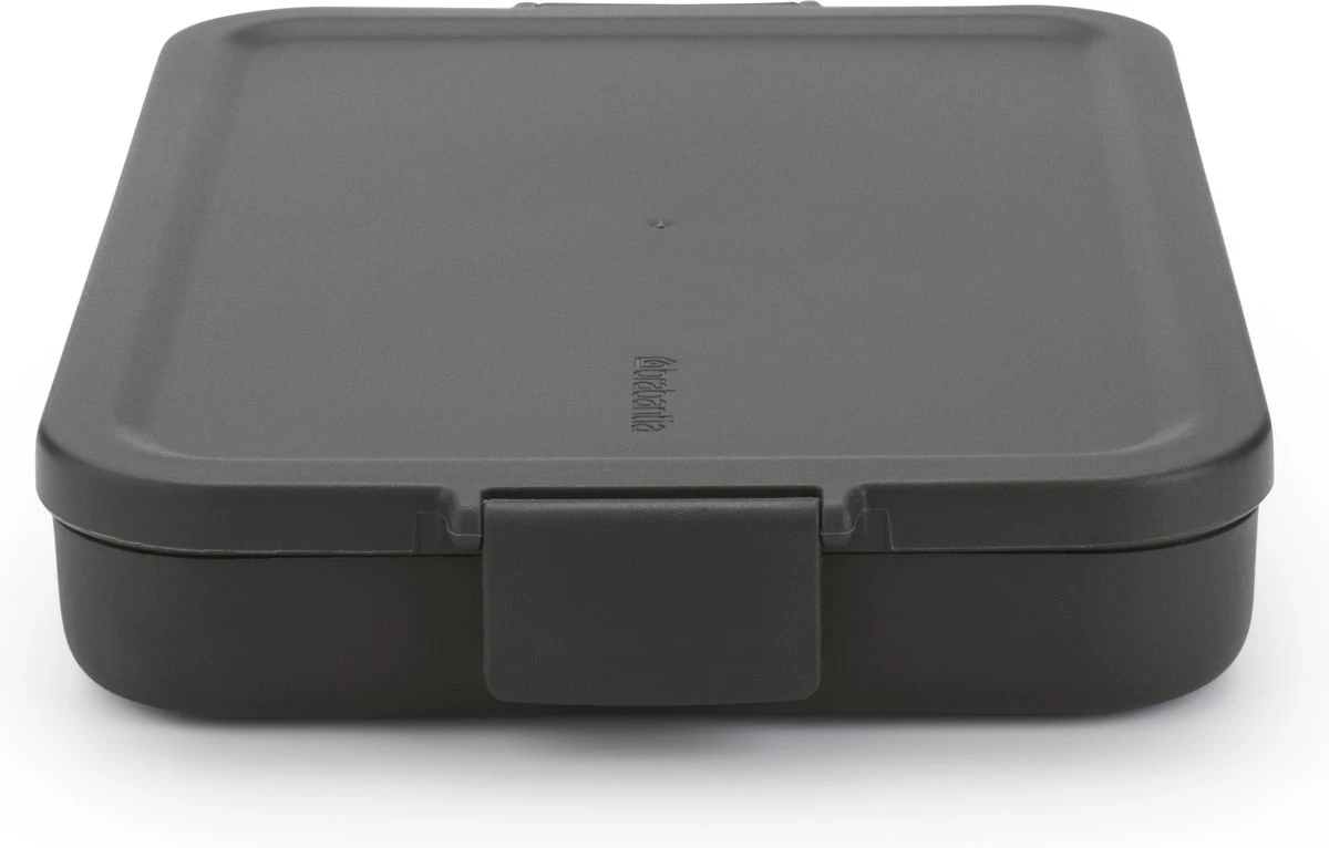Brabantia Make & Take Lunchbox - Plat - Kunststof - Dark Grey 13 Brabantia Make & Take Lunchbox - Plat - Kunststof - Dark Grey - Afbeelding 13