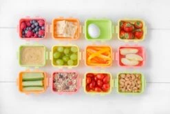 Lock&Lock (mini) Vershoudbakjes Set Met Deksel - Snackdoosjes - Snackbox - Set Van 4 Stuks - Kinderen - Lekvrij - BPA Vrij - Klein - 180 Ml - Multicolor -Mepal Shop 1200x800 18