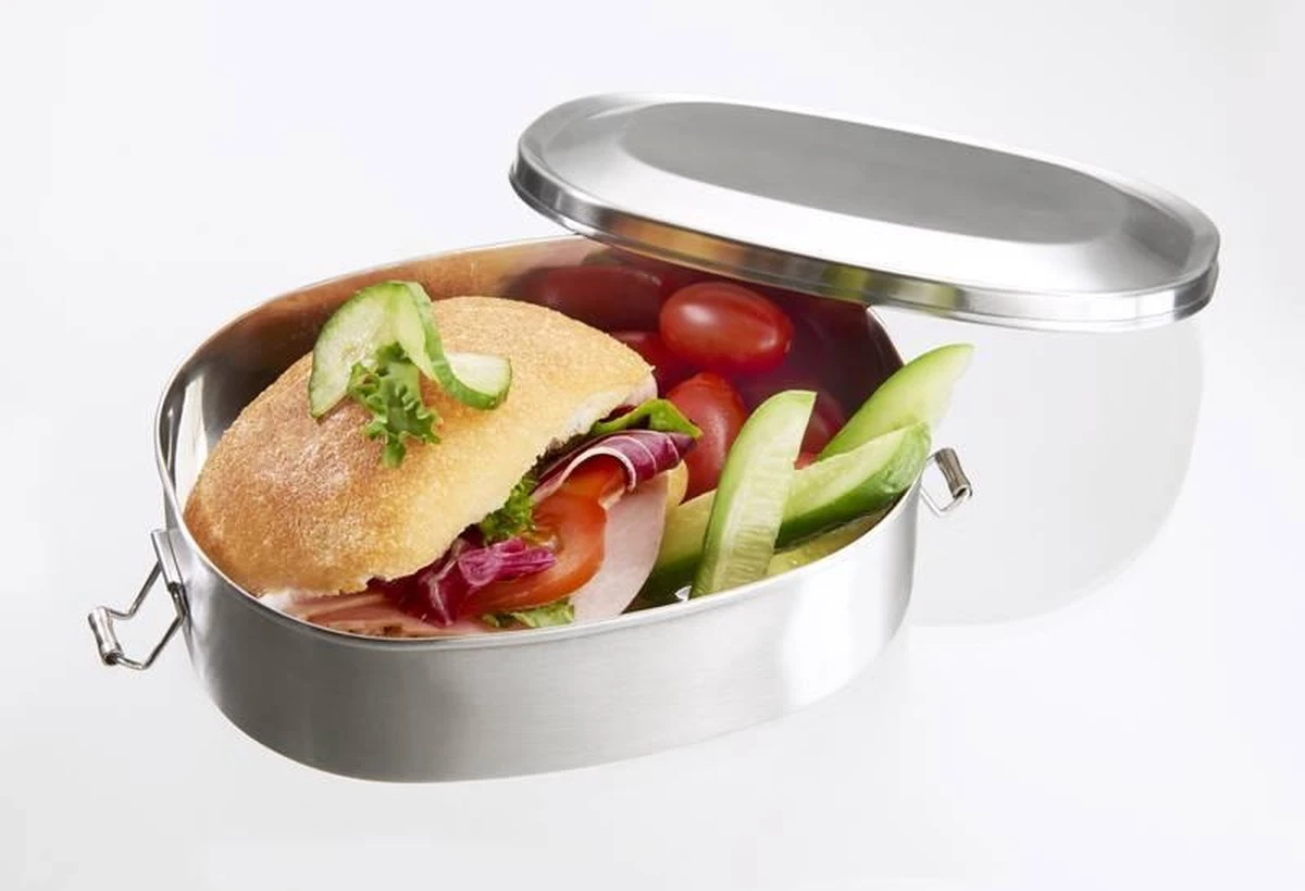Lunchbox - RVS - Large - Large 4 Lunchbox - RVS - Large - Large - Afbeelding 4