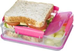 Sistema To Go Snackdoos Snack Attack Duo - Roze- 975 Ml -Mepal Shop 1200x826