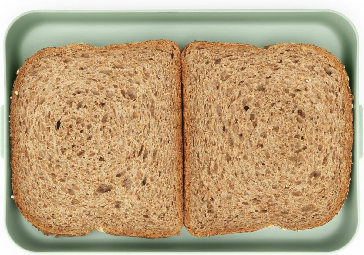 Brabantia Make & Take Lunchbox - Plat - Kunststof - Jade Green 2 Brabantia Make & Take Lunchbox - Plat - Kunststof - Jade Green - Afbeelding 2