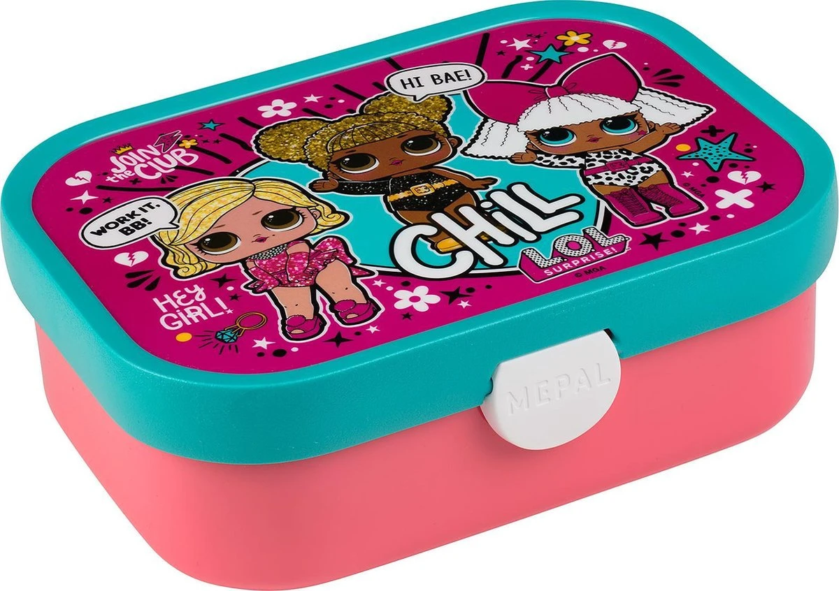 Mepal – Lunchset Campus (sb + Lb) – Schoolbeker En Broodtrommel Voor Kinderen – LOL Surprise– Bento Box - Lekvrij 2 Mepal – Lunchset Campus (sb + Lb) – Schoolbeker En Broodtrommel Voor Kinderen – LOL Surprise– Bento Box - Lekvrij - Afbeelding 2