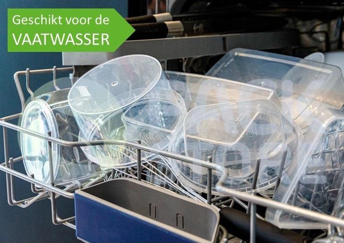 20 X Plastic Bakjes Met Deksel - 520 Ml - ø95mm - Rond - Vershoudbakjes - Meal Prep Bakjes - Transparant - Geschikt Voor Diepvries, Magnetron En Vaatwasser - Nederlandse Producent 6 20 X Plastic Bakjes Met Deksel - 520 Ml - ø95mm - Rond - Vershoudbakjes - Meal Prep Bakjes - Transparant - Geschikt Voor Diepvries, Magnetron En Vaatwasser - Nederlandse Producent - Afbeelding 6