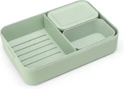Brabantia Make & Take Bento Lunchbox Incl Bentobox- Large - Kunststof - Jade Green -Mepal Shop 1200x867 1