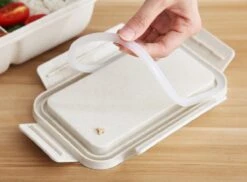 BentoBros® Duurzame Bento Box - Broodtrommel - Lunchtrommel - Lunchbox - Lunchset Voor Kinderen - Brooddoos - Duurzaam Hout - Inclusief Bestek - Voor Volwassenen En Kinderen - 0,85 Liter - Geschikt Voor Magnetron, Vriezer En Vaatwasser - Groen -Mepal Shop 1200x884 5