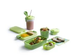 Curver Lunch&Go - Vershouddoos - Lunchbox - Inclusief Bestek - 2/3 Compartimenten - Groen -Mepal Shop 1200x900 1