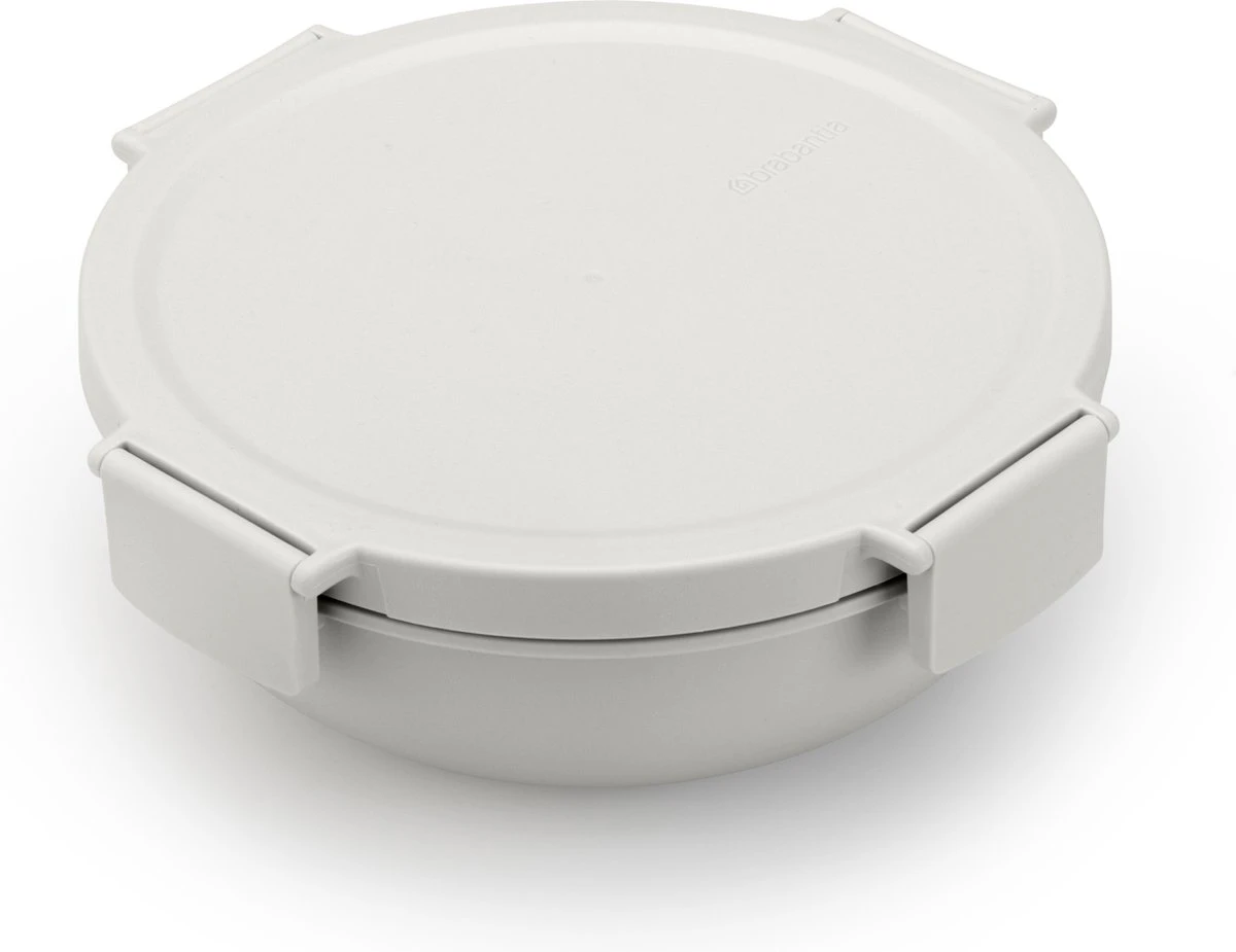 Brabantia Make & Take Salade Lunchbox - 1,3 L - Kunststof - Light Grey 2 Brabantia Make & Take Salade Lunchbox - 1,3 L - Kunststof - Light Grey - Afbeelding 2