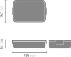 Brabantia Make & Take Bento Lunchbox Incl Bentobox- Large - Kunststof - Jade Green -Mepal Shop 1200x959 1