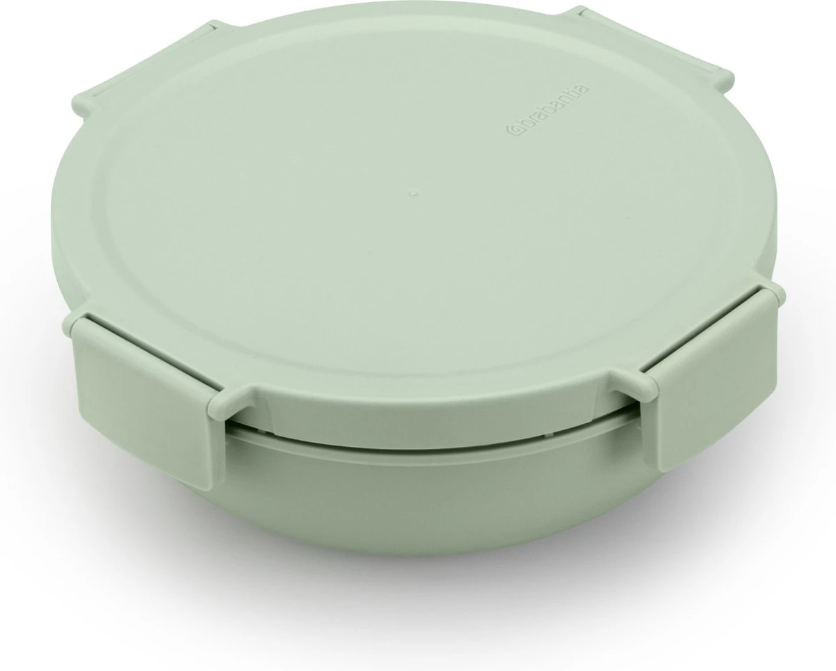 Brabantia Make & Take Salade Lunchbox - 1,3 L - Kunststof - Jade Green 2 Brabantia Make & Take Salade Lunchbox - 1,3 L - Kunststof - Jade Green - Afbeelding 2