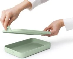 Brabantia Make & Take Lunchbox - Plat - Kunststof - Jade Green 18 Brabantia Make & Take Lunchbox - Plat - Kunststof - Jade Green -Mepal Shop 1200x969