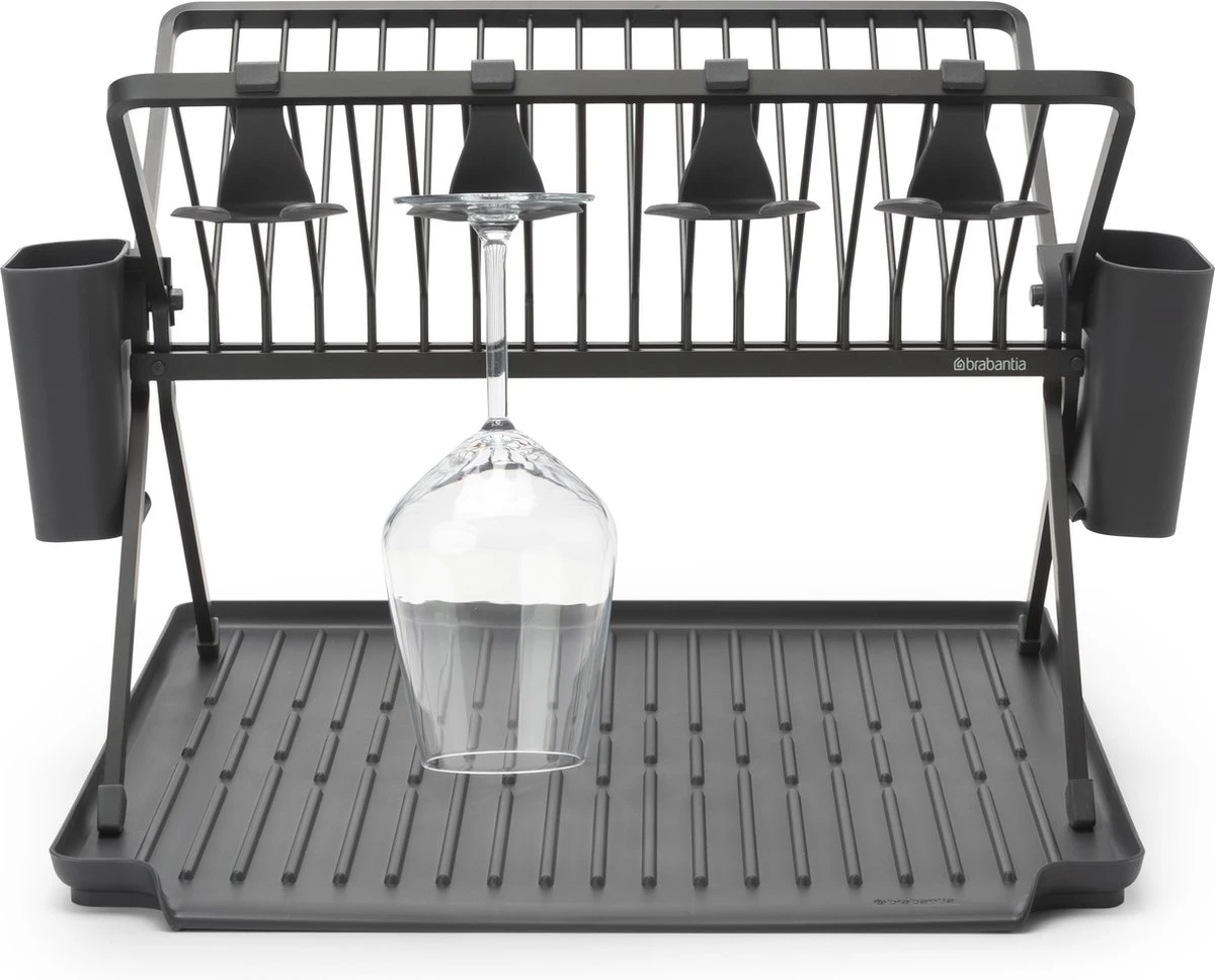 Brabantia SinkSide Afdruiprek - Inklapbaar - Dark Grey 4 Brabantia SinkSide Afdruiprek - Inklapbaar - Dark Grey - Afbeelding 4