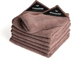 Klud Klud Vaatdoek Set - 7 Dagen - Mauve
