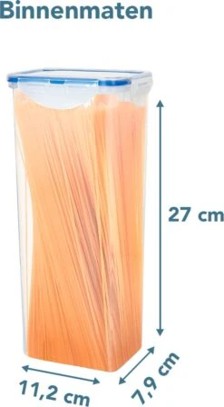 Lock&Lock Vershouddoos - Bewaardoos Voedsel - Voorraadpot - Set Van 2 Stuks - Voor Spaghetti/Pasta - 2 Liter - Transparant 14 Lock&Lock Vershouddoos - Bewaardoos Voedsel - Voorraadpot - Set Van 2 Stuks - Voor Spaghetti/Pasta - 2 Liter - Transparant -Mepal Shop 662x1200 1