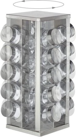 Pleasantwork Kruidenrek - Staand - Draaibaar - 20 Potjes 12 Pleasantwork Kruidenrek - Staand - Draaibaar - 20 Potjes -Mepal Shop 669x1200 1