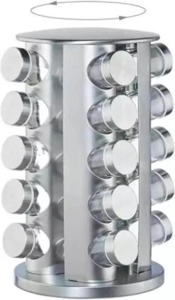 SensaHome 360 Graden Roteerbare Kruidencarrousel - Kruidenrek/Kruidenmolen - 20 Kruidenpotjes - 5 Laags - Draaibaar - 20 Specerijen Potjes - Specerijenmolen 27 SensaHome 360 Graden Roteerbare Kruidencarrousel - Kruidenrek/Kruidenmolen - 20 Kruidenpotjes - 5 Laags - Draaibaar - 20 Specerijen Potjes - Specerijenmolen -Mepal Shop 701x1200