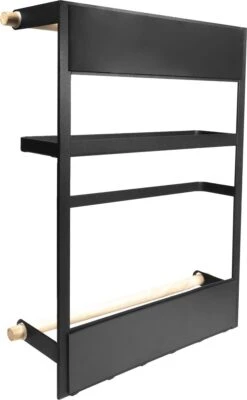QUVIO Keukenrekje Van Metaal Magnetisch - Kruidenrek - Keuken Opbergrek Voor Kruiden, Handdoeken En Opscheplepels - Zwart 17 QUVIO Keukenrekje Van Metaal Magnetisch - Kruidenrek - Keuken Opbergrek Voor Kruiden, Handdoeken En Opscheplepels - Zwart -Mepal Shop 741x1200