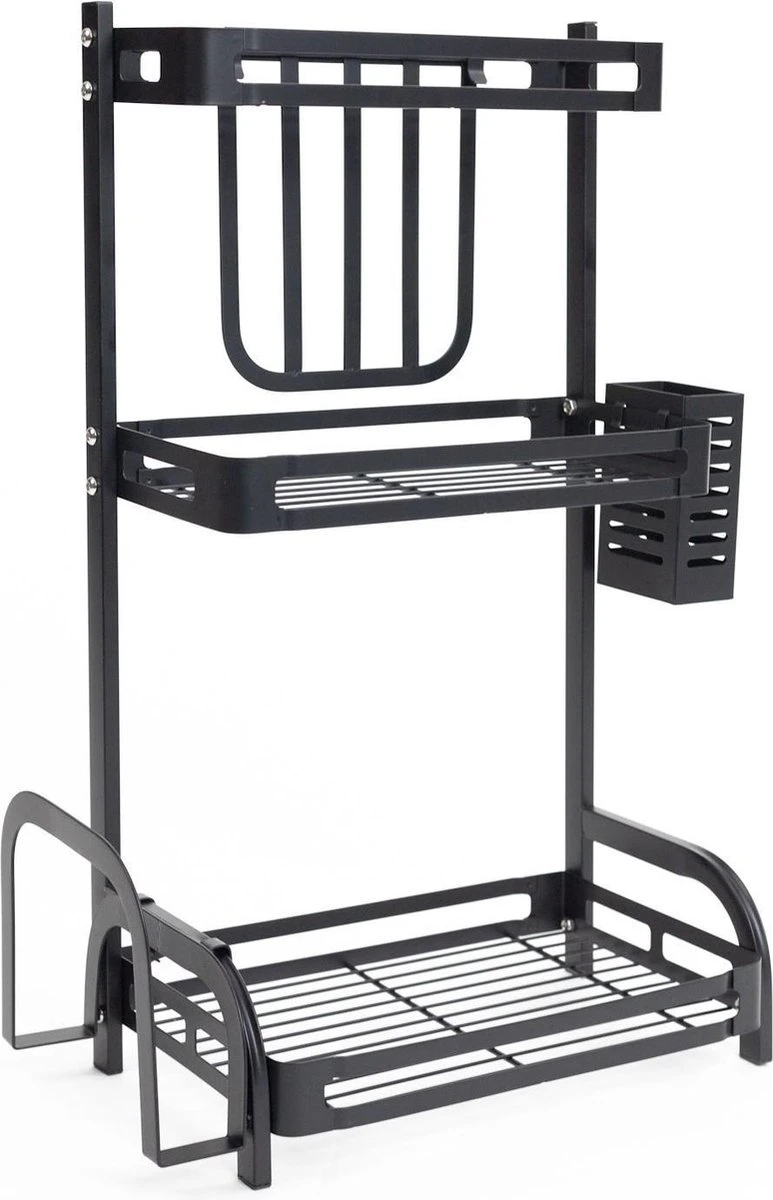 Sens Design Kruidenrek Staand – Keukenrek Voor Kruidenpotjes - Zwart 10 Sens Design Kruidenrek Staand – Keukenrek Voor Kruidenpotjes - Zwart - Afbeelding 10