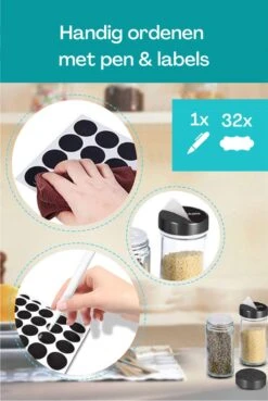 TidyHome Kruidenrek Draaibaar - Kruidenpotjes - Kruiden Carrousel - 20 Kruidenpotjes - Zwart - RVS - Draaibaar - Aanrecht Organizer - Inclusief Labels, Pen En Trechter - Keuken Organizer 11 TidyHome Kruidenrek Draaibaar - Kruidenpotjes - Kruiden Carrousel - 20 Kruidenpotjes - Zwart - RVS - Draaibaar - Aanrecht Organizer - Inclusief Labels, Pen En Trechter - Keuken Organizer -Mepal Shop 803x1200 5