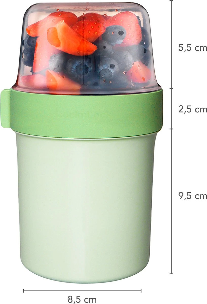 Lock&Lock Lunchset - Yoghurtbeker En Lunchboxen - Bento Box - Muesli Beker - Snackdoosjes - Lunchpot - Met Compartimenten - Volwassenen En Kinderen - To Go - Lekvrij - BPA Vrij - Groen 9 Lock&Lock Lunchset - Yoghurtbeker En Lunchboxen - Bento Box - Muesli Beker - Snackdoosjes - Lunchpot - Met Compartimenten - Volwassenen En Kinderen - To Go - Lekvrij - BPA Vrij - Groen - Afbeelding 9