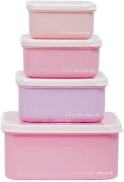 A Little Lovely Company - Brooddoos - Broodtrommel - Lunch & Snack Box Set Van 4 - Eenhoorn 19 A Little Lovely Company - Brooddoos - Broodtrommel - Lunch & Snack Box Set Van 4 - Eenhoorn -Mepal Shop 818x1200