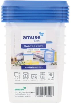 Amuse® | Klein Diepvriesdoosje Alaska 200ml | 12 Stuks | Bewaardoos | Klein Vershouddoosje -Mepal Shop 826x1200 1
