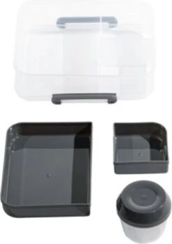 Lunchbox - Broodtrommel Inclusief Sausbeker - 3 Compartimenten - Saladebox - Brooddoos Met Yoghurtpotje 9 Lunchbox - Broodtrommel Inclusief Sausbeker - 3 Compartimenten - Saladebox - Brooddoos Met Yoghurtpotje -Mepal Shop 849x1200