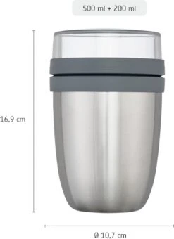 Mepal – Isoleer Lunchpot Ellipse – Houdt Je Eten 6-8 Uur Warm En 12 Uur Koud – Titanium – 2 Compartimenten – Soep Beker To Go – Yoghurt Beker Muesli - Thermos Lunchbox 14 Mepal – Isoleer Lunchpot Ellipse – Houdt Je Eten 6-8 Uur Warm En 12 Uur Koud – Titanium – 2 Compartimenten – Soep Beker To Go – Yoghurt Beker Muesli - Thermos Lunchbox -Mepal Shop 871x1200 1