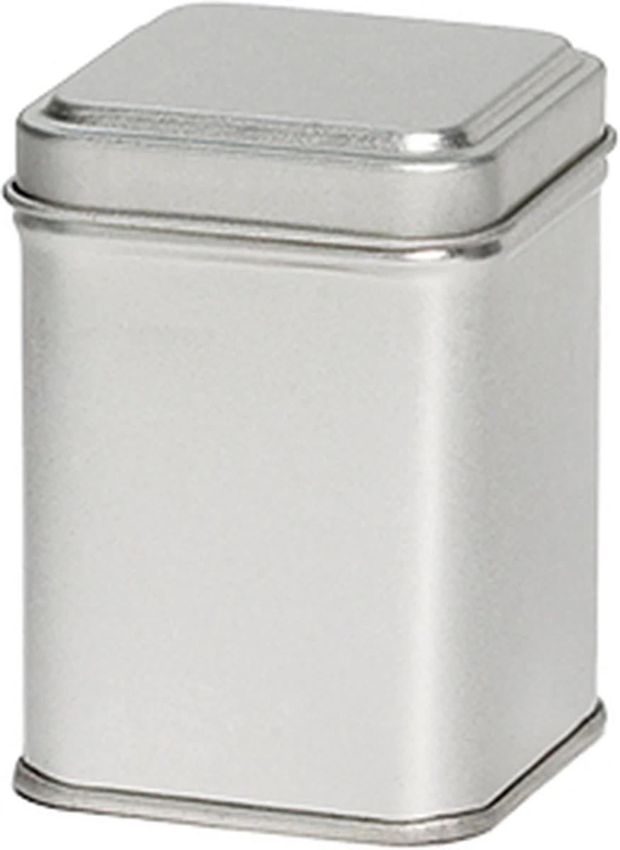 Merkloos Theeblik - Kruidenblik - Bewaarblik Zilver 50 Gram | 6 Stuks 2 Merkloos Theeblik - Kruidenblik - Bewaarblik Zilver 50 Gram | 6 Stuks - Afbeelding 2