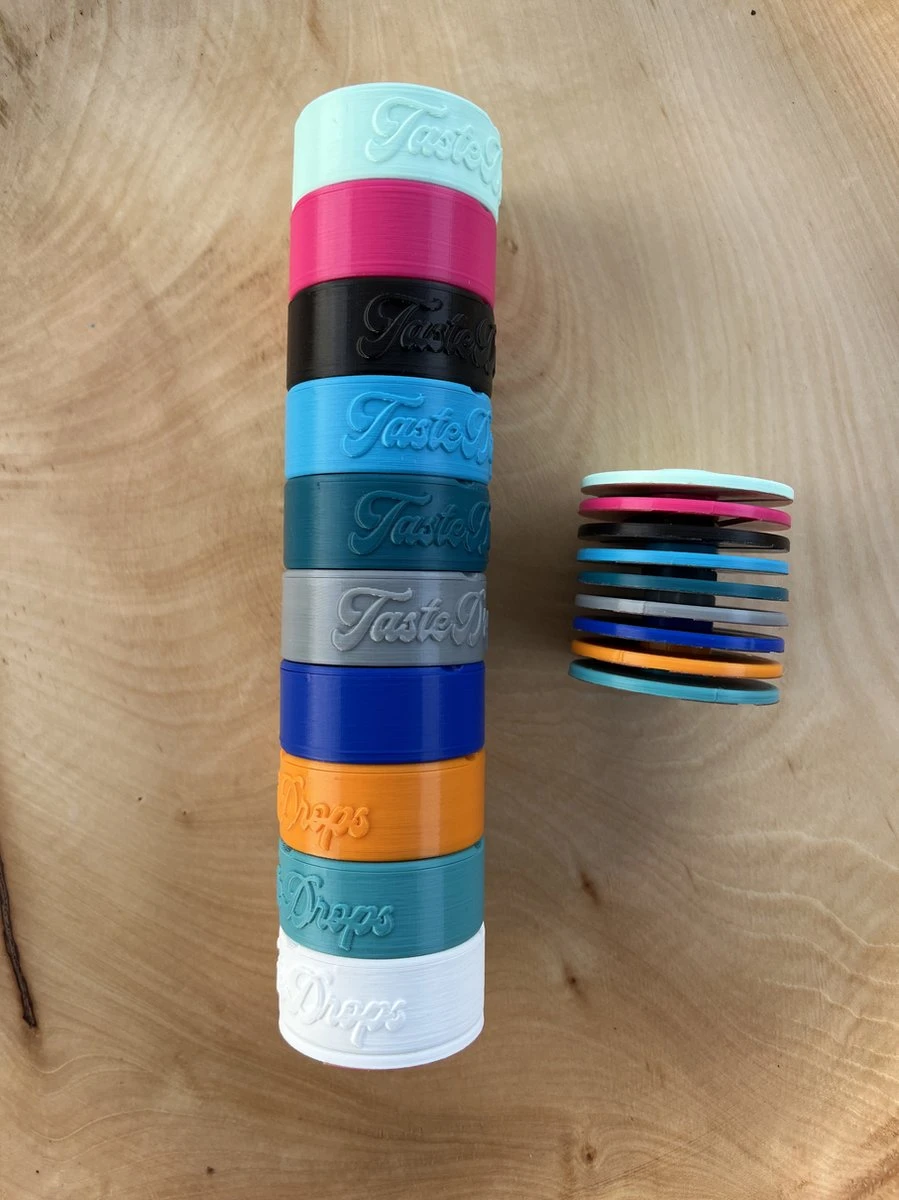 TasteDrops - Aroma Pod Case Houder - Te Gebruiken Voor Het Opbergen Van Air Up Pods - Turquoise Met Logo - Geschikt Voor Air Up Drinkfles Pods - Magnetisch Stapelbaar - 5 TasteDrops - Aroma Pod Case Houder - Te Gebruiken Voor Het Opbergen Van Air Up Pods - Turquoise Met Logo - Geschikt Voor Air Up Drinkfles Pods - Magnetisch Stapelbaar - - Afbeelding 5