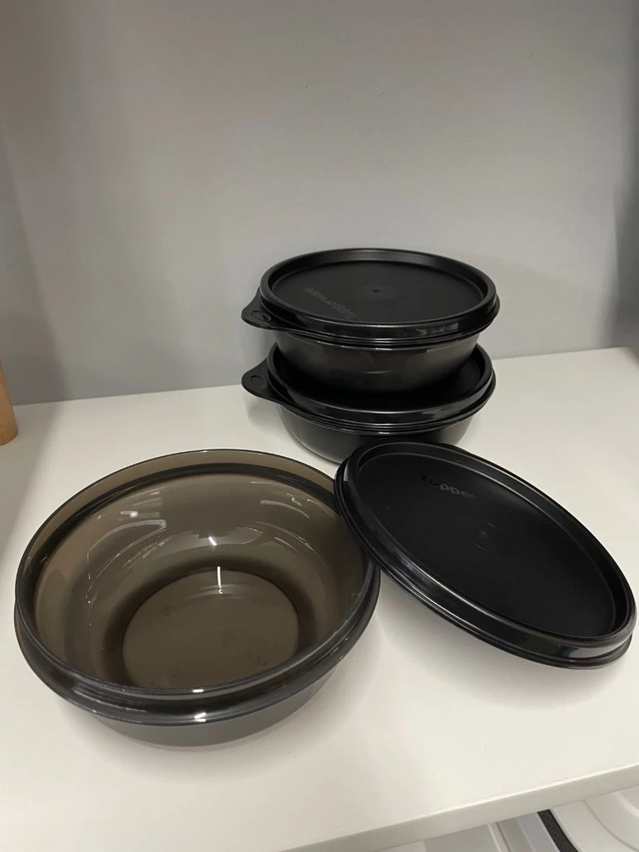 Tupperware Ruimteschaaltjes Black Editie 2 Tupperware Ruimteschaaltjes Black Editie - Afbeelding 2