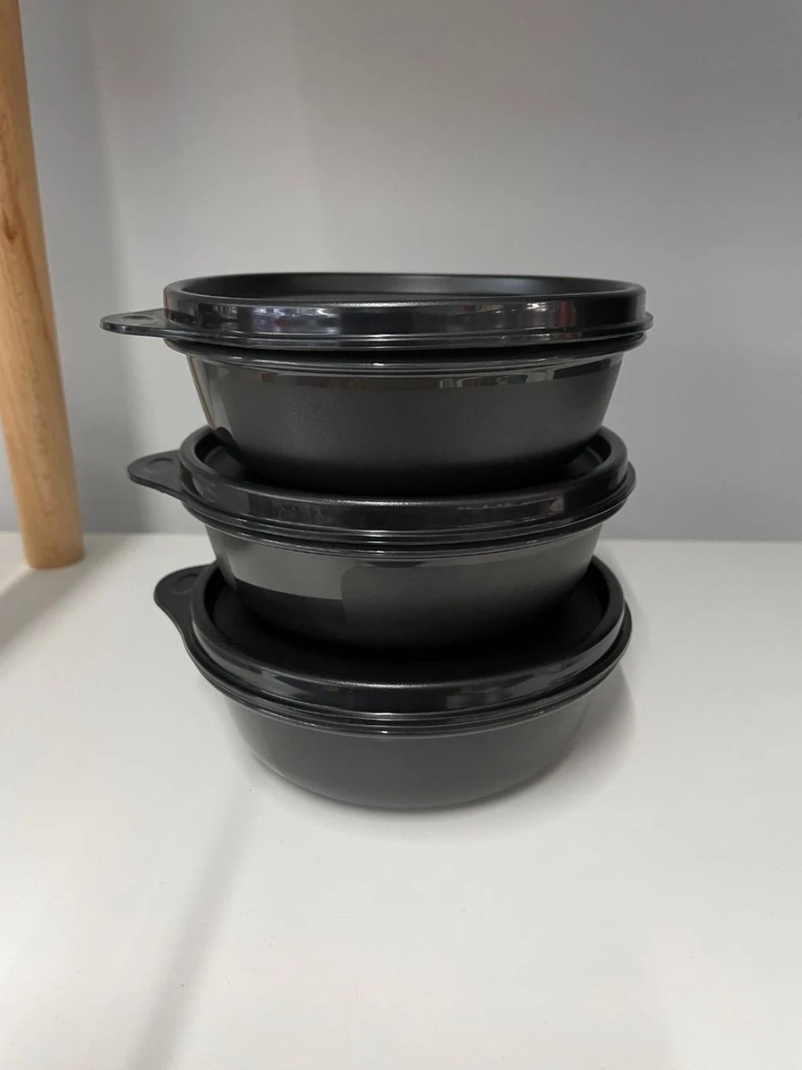Tupperware Ruimteschaaltjes Black Editie 3 Tupperware Ruimteschaaltjes Black Editie - Afbeelding 3