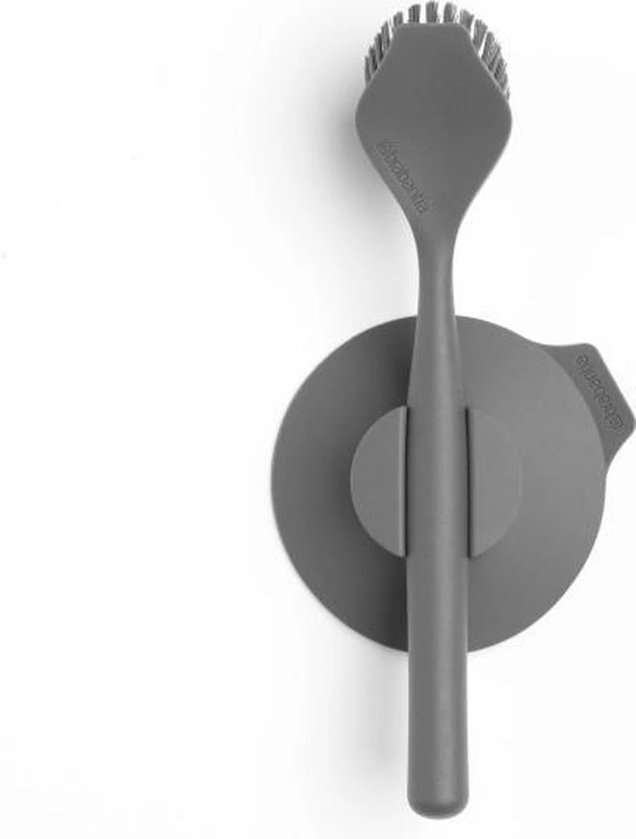 Brabantia SinkSide Afwasborstel - Met Zuignaphouder - Dark Grey 8 Brabantia SinkSide Afwasborstel - Met Zuignaphouder - Dark Grey - Afbeelding 8