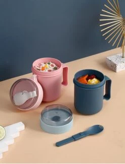 Soepbeker Magnetron Met Hendel - Roze 500ml - Hitte Bestendige Beker - Lunchcontainer - Yoghurt To Go - Soepbeker To Go - Inclusief Lepel/vork 13 Soepbeker Magnetron Met Hendel - Roze 500ml - Hitte Bestendige Beker - Lunchcontainer - Yoghurt To Go - Soepbeker To Go - Inclusief Lepel/vork -Mepal Shop 919x1200