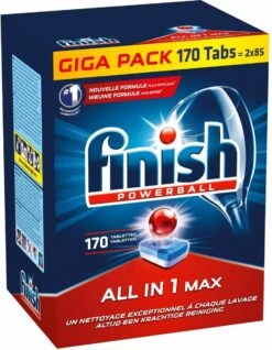 Finish All In 1 Max Regular - Vaatwastabletten - 170 Stuks - Voordeelpak 11 Finish All In 1 Max Regular - Vaatwastabletten - 170 Stuks - Voordeelpak -Mepal Shop 931x1200 1