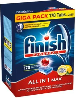 Finish All In 1 Max Citroen - Vaatwastabletten - 170 Tabs - Voordeelpak 10 Finish All In 1 Max Citroen - Vaatwastabletten - 170 Tabs - Voordeelpak -Mepal Shop 932x1200