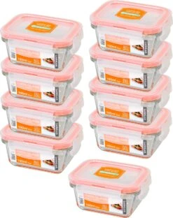 Lock&Lock Glazen Mini Vershoudbakjes - Glazen Bakjes Met Deksel - Ovenschaaltjes Met Deksel - Set Van 9 Stuks - 160 Ml 17 Lock&Lock Glazen Mini Vershoudbakjes - Glazen Bakjes Met Deksel - Ovenschaaltjes Met Deksel - Set Van 9 Stuks - 160 Ml -Mepal Shop 949x1200