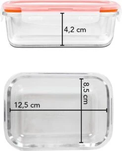 Lock&Lock Glazen Vershoudbakjes - Glazen Meal Prep Bakjes - Glazen Bakjes Met Deksel - Ovenschaaltjes Met Deksel - Set Van 6 Stuks - 380 Ml -Mepal Shop 972x1200