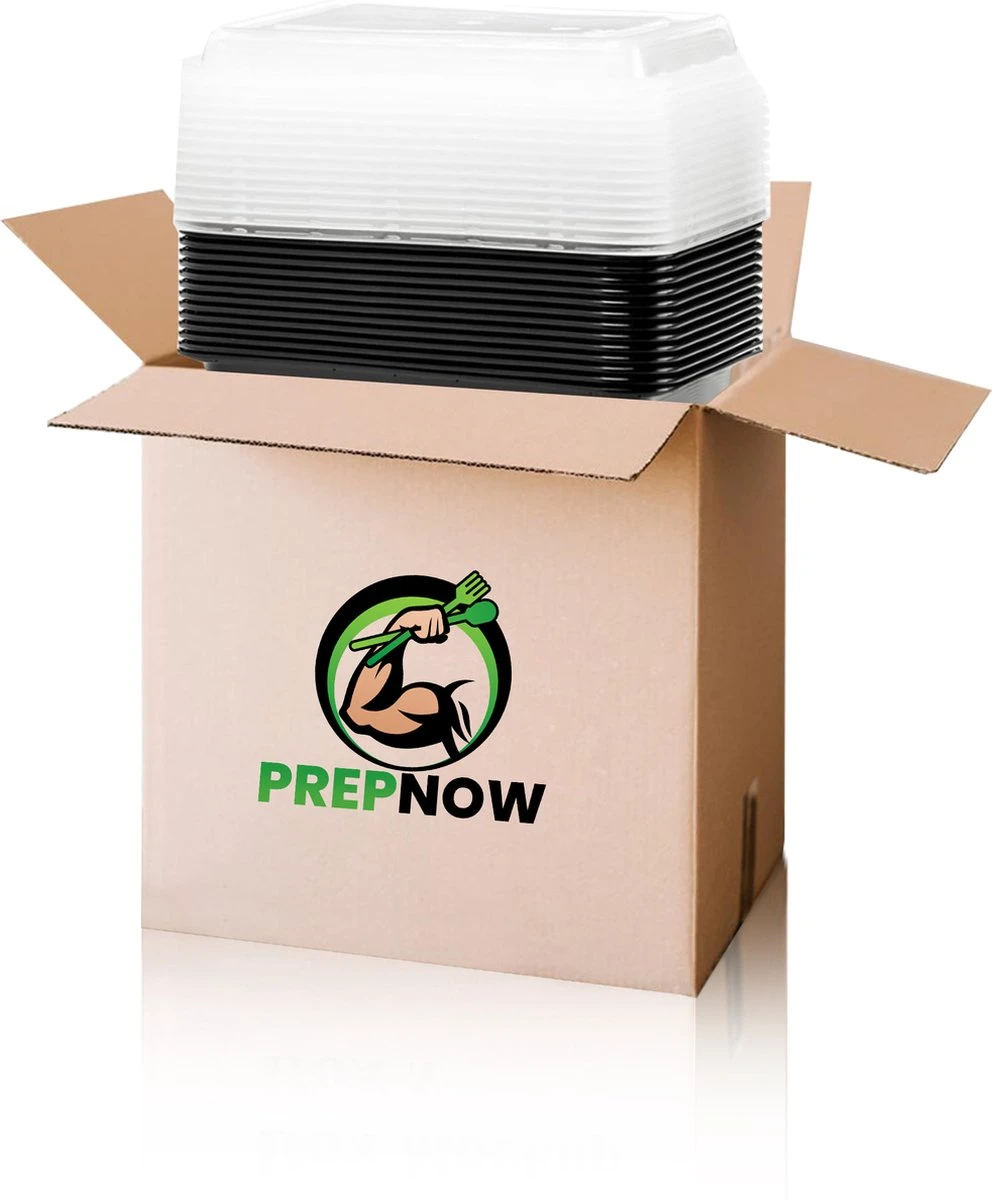 Meal Prep Bakjes - 15 Stuks - 1 Compartiment - Vershouddoos - Lunchbox - Plastic Bakjes Met Deksel - Magnetronbestendig - Vaatwasserbestendig - Vriezerbestendig 6 Meal Prep Bakjes - 15 Stuks - 1 Compartiment - Vershouddoos - Lunchbox - Plastic Bakjes Met Deksel - Magnetronbestendig - Vaatwasserbestendig - Vriezerbestendig - Afbeelding 6