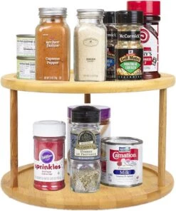 Merkloos Decopatent® Kruidenrek / Fruitschaal Bamboe - Rond - Kruiden Carrousel - Draaibaar - Staand Bamboe Specerijenrek Draaiplateau - Fruitrek 12 Merkloos Decopatent® Kruidenrek / Fruitschaal Bamboe - Rond - Kruiden Carrousel - Draaibaar - Staand Bamboe Specerijenrek Draaiplateau - Fruitrek -Mepal Shop 997x1200